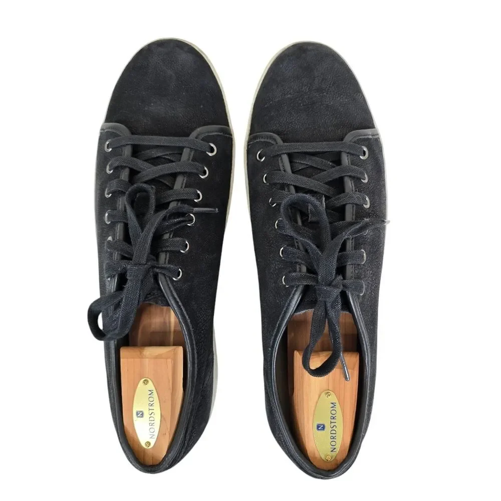 Vince Mens Austin Suede Leather Low Top Lace Up Casual Minimalist Sneakers 10.5